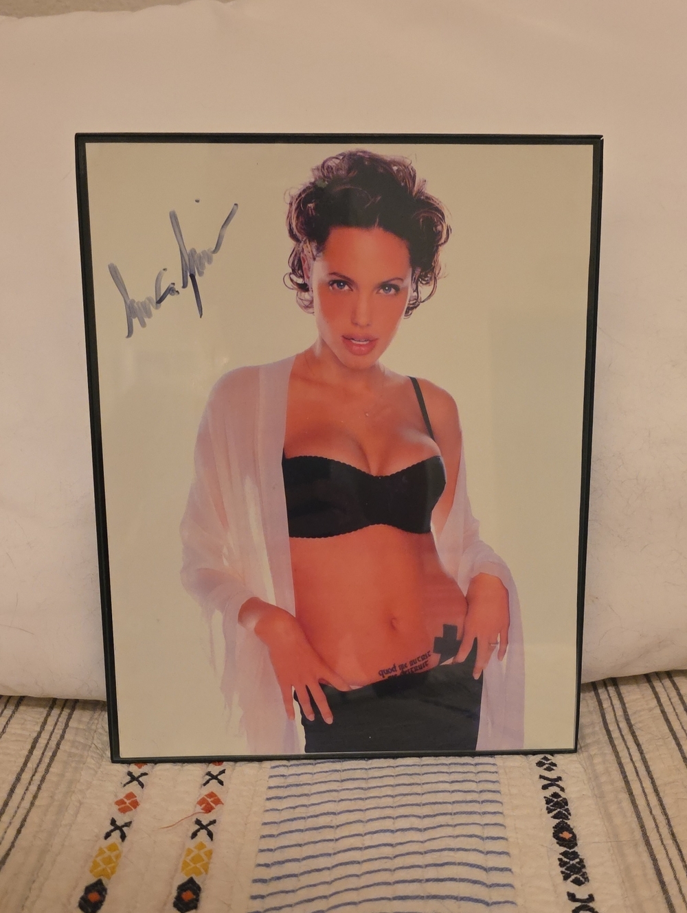 Angelina Jolie Autographed Picture